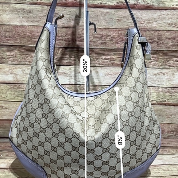 Gucci Monogram Canvas Hobo Bag - Picture 10 of 13